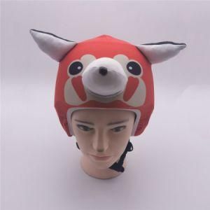 Fancy Dust-Proof Animal Motorcycle Helmet Cover Ears, 2021 New Design Portable Animal Riding Helmet Covers/