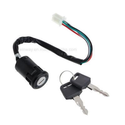 Ww-8131 Cg125 Motorcycle Parts Motorcycle 4 Wire Ignition Switch Lock Set