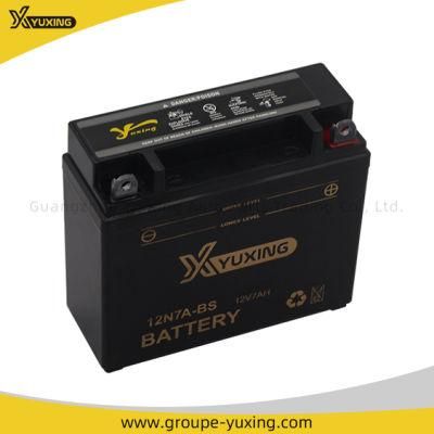 Motorcycle Spare Parts Scooter Engine Maintenance-Free 12n7a-BS 12V7ah Motorcycle Battery for Motorbike