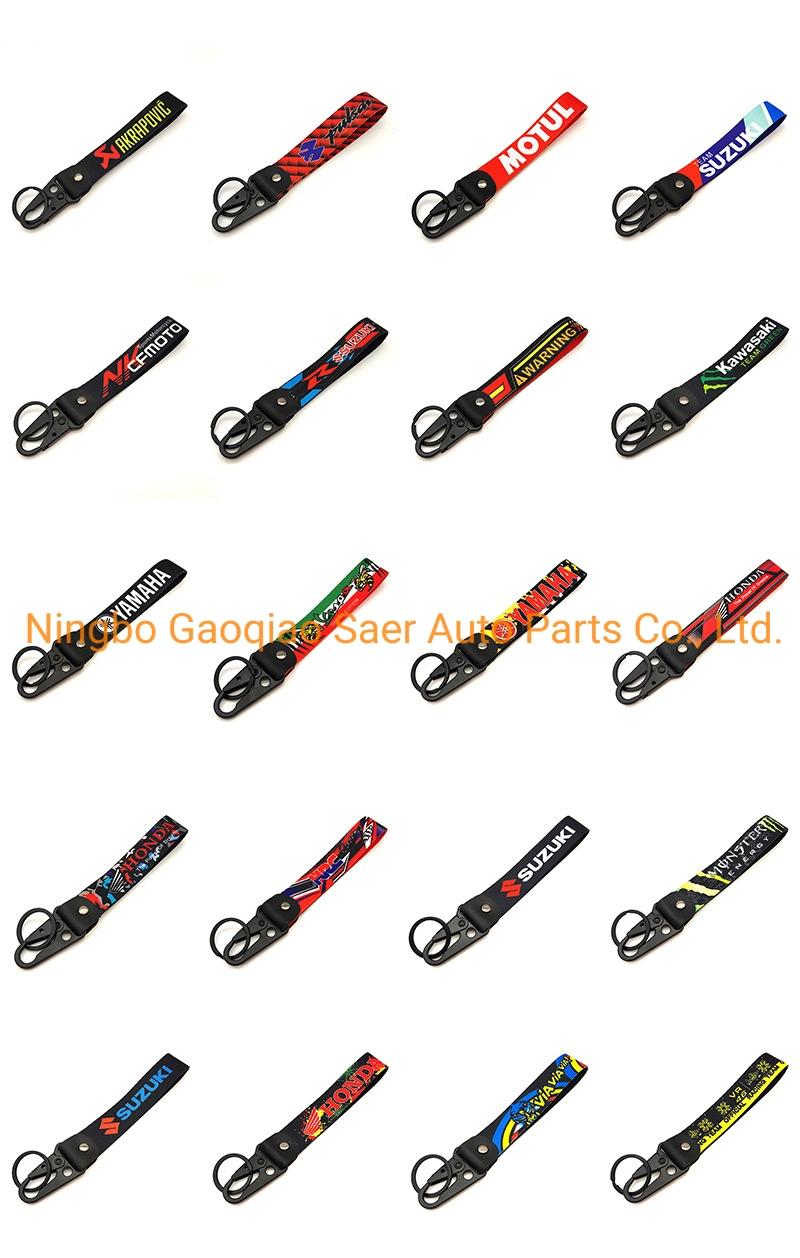 Automobile and Motorcycle Modified Keychain Thermal Transfer Digital Trend Carabiner Wrist Strap Rope Pendant