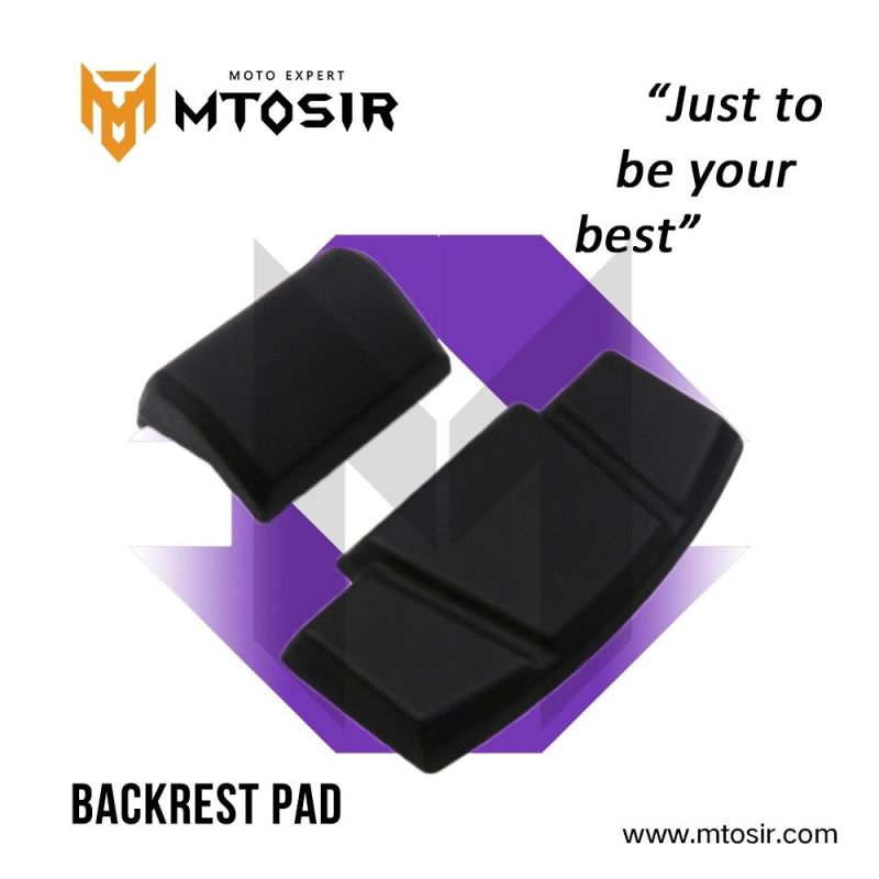 Mtosir High Quality Backrest Pad Set Universal Motorcycle Scooter Rear Confortable Pad Passenger Back Pad Cushion