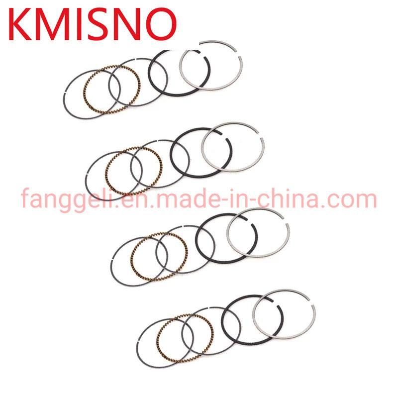 Motorcycle Std Piston Ring Bore 57 mm Size 1.0*1.0*2.0 mm for Honda CH150 Suzuki En125 En150 Bajaj Pulsar 150 Engine Parts