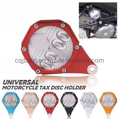 Cqjb Motorcycle Spare Modified Parts Plate Tax Disk Holder