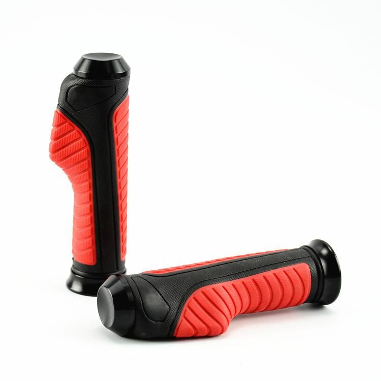 Motorcycle Slock-on Grip Handle Bar Rubber Grip Set