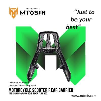 Mtosir Motorcycle Scooter Rear Carrier Fits for Vario2018, Click150 High Quality Motorcycle Spare Parts Motorcycle Accessories Luggage Carrier