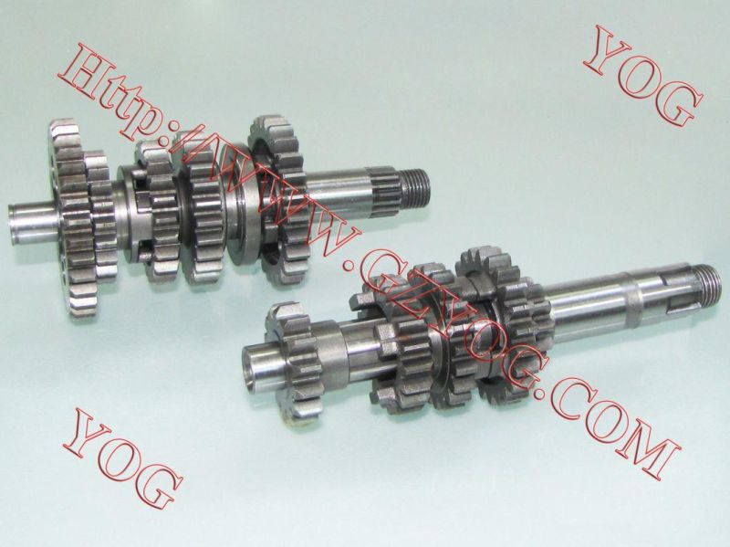 Motorcycle Engine Gear Box Transmission Transmicion Eje Cambios Comp. Qingqi200 Ybr125 Cg125