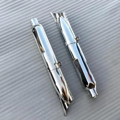 Cj750 Motorcycle Electroplated Fishtail Muffler Exhaust Pipe Rear Section