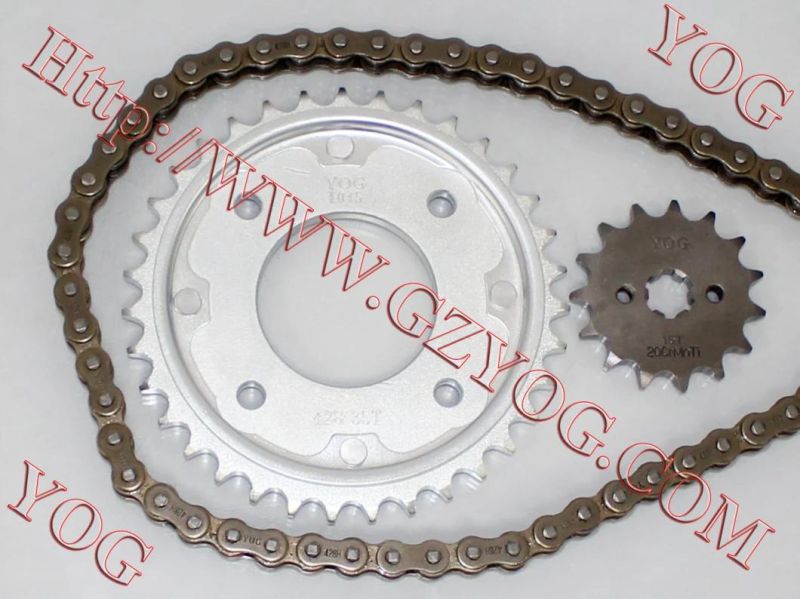 Motorcycle Chain System Chain Sprocket Kit Fz16 Wy125 Nxr150