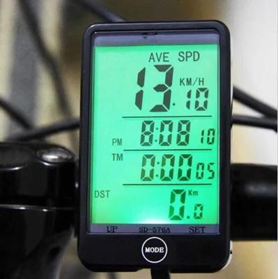 Waterproof Bike Computer Light Mode Touch Wired Bicycle Cycling Speedometer