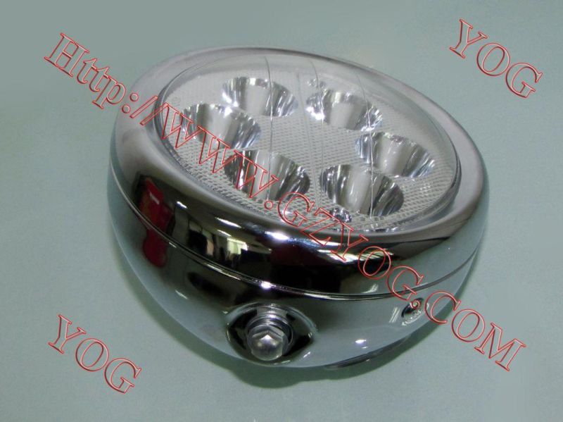 Motorcycle Parts Head Light Headlamp Head Lamp Headlight Foco Gn125 Fz16 Dt125