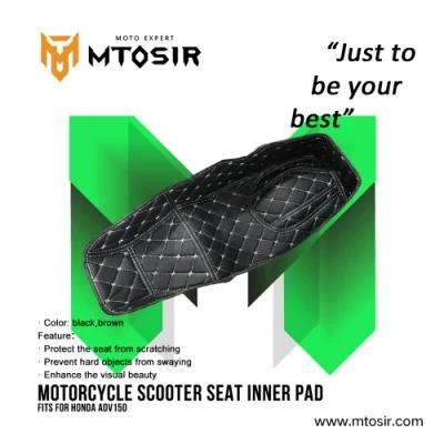 Mtosir High Quality Motorcycle Scootor Seat Inner Pad for Honda Adv150 Black Brown Protect Pad Decoration Seat Pad