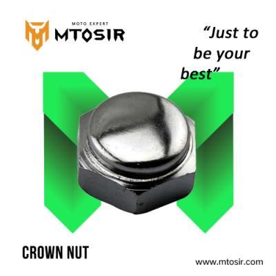 Mtosir Crown Nut for Honda Cg125 150 200, Cdi125, Akt125, FT125 Motorcycle Parts High Quality Motorcycle Spare Parts Chassis Frame Parts