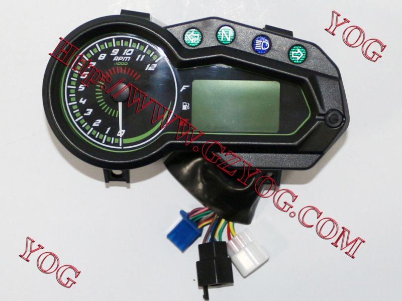 Motorcycle Velocimetro Speedometer Assy Hj125-7 Akt125tt Gy150gy