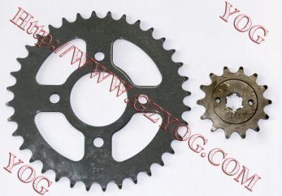 Yog Motorcycle Parts Sprocket Kit for Bajaj Pulsar 180 Tvsvictorglx125 Nxr150bross