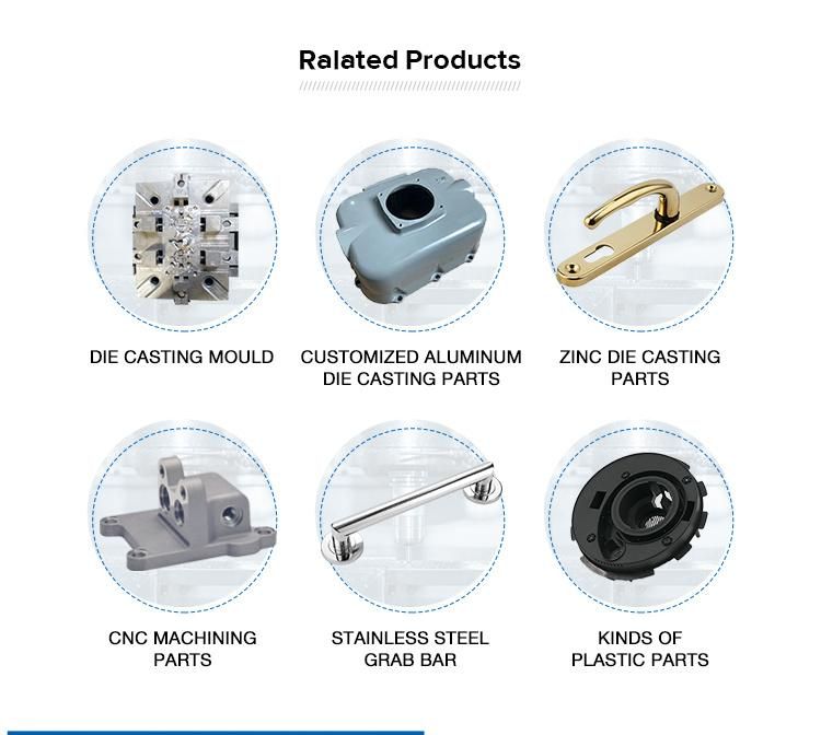 ADC12 Aluminum with Machining Process Silk Printing Oil Coating Die Casting Parts