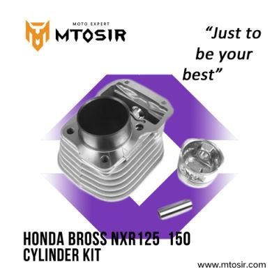 Mtosir Motorcycle Parts High Quality Cylinder Kit Honda Bros Nxr125 150 Motorcycle Spare Parts Engine Parts