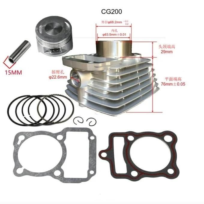 High Quality Motorcycle Cylinder Kit Motorcycle Parts for Cg125