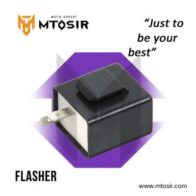 Mtosir High Quality Motorcycle Electrical Flasher Fit for Cg125 Cgl125 Gn125 Ax100 Biz 125 Bajaj Scooter Universal Motorcycle Accessories Black