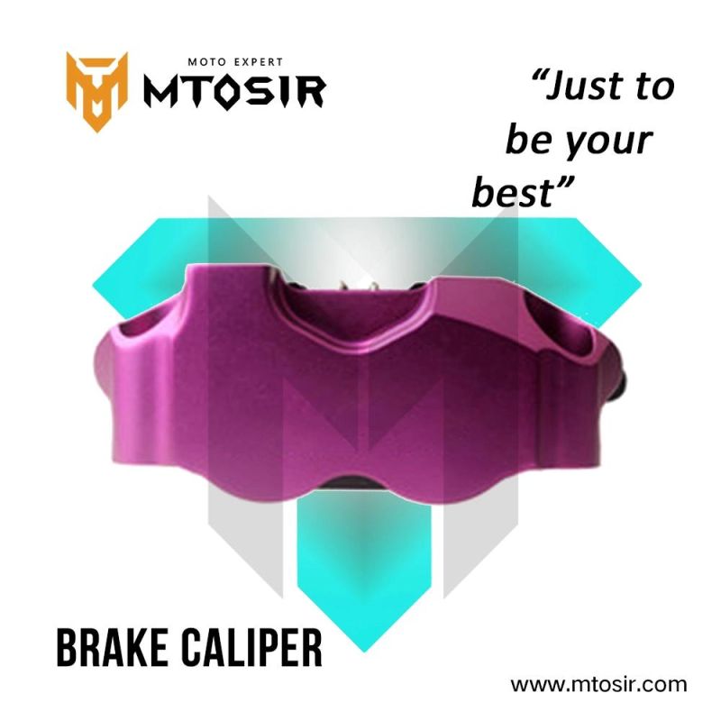 Mtosir High Quality Brake Caliper Motorcycle Accessories Fit for Ybr, Honda, Suzuki, Bajaj Red Gold Silver Aluminium Motorcycle Spare Parts