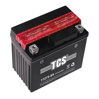 12 Volt 7amp YTZ7S-BS Long Life High Capacity Lead-Acid Motorcycle Battery