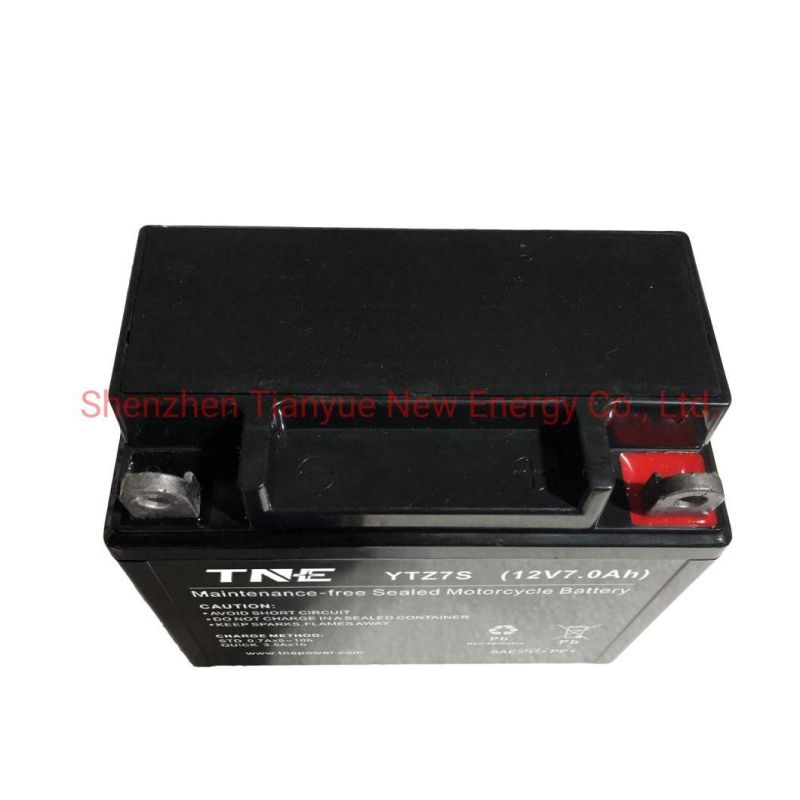 12V 7ah Factory Activated Mf Motorcycle Battery for Power Sports/ATV/Snow Mobile