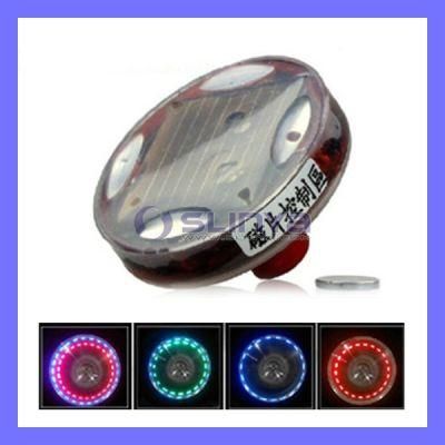 Waterproof Solar Car Tire Valve Wheel LED Light Decorate Warning Lighting (LED229)