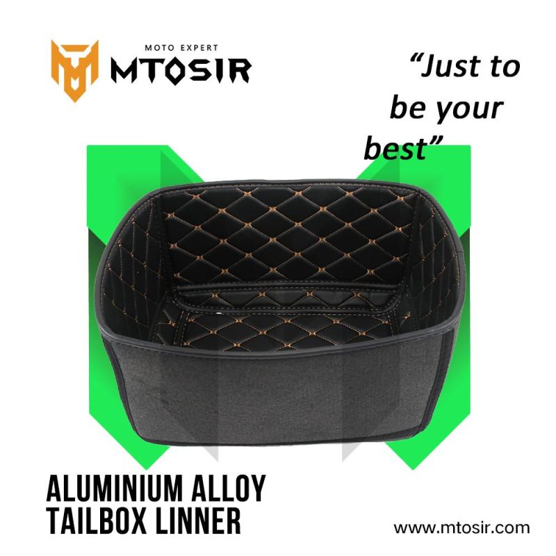 Mtosir High Quality Aluminium Alloy Tailbox Liner Tail Box Inner Pad Rear Box Inside Liner Protector for 45L