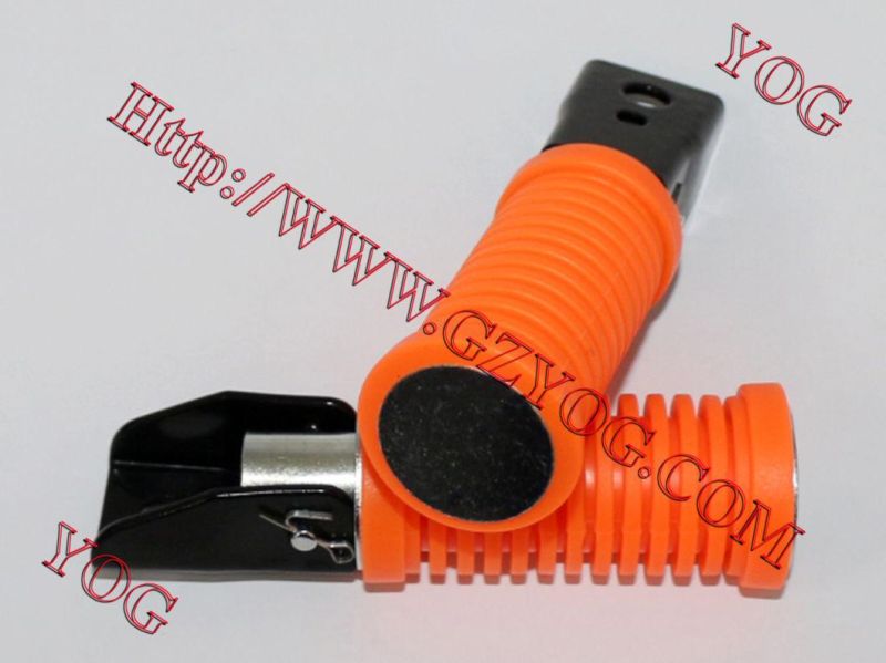 Yog Motorcycle Spare Parts Motorcycle Rear Footrest for Italika125, Jh70, Ybr125