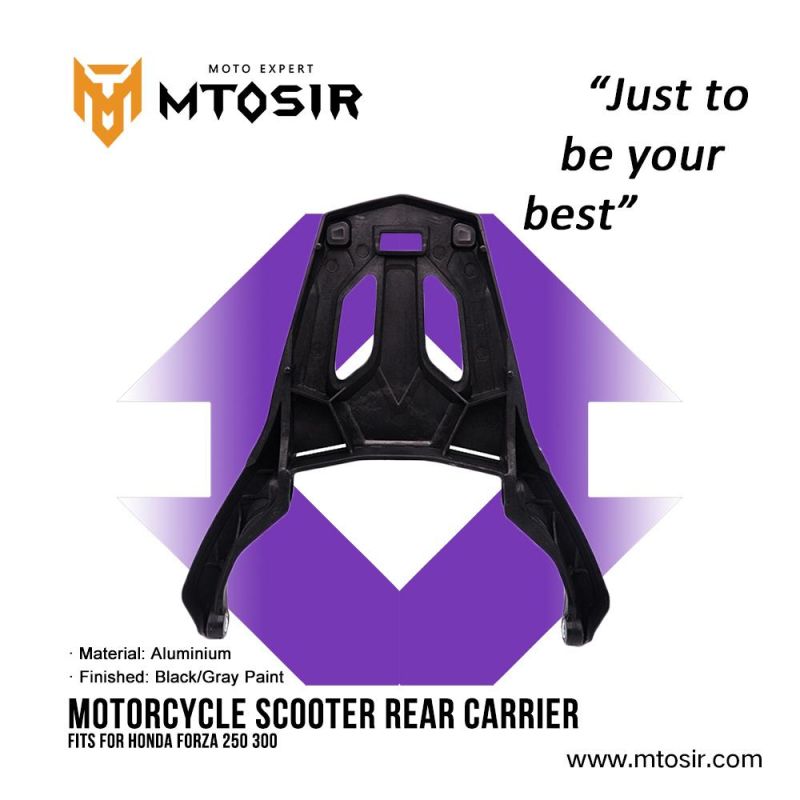 Mtosir High Quality Rear Carrier Fits for Honda Forza 250 300 Motorcycle Scooter Motorcycle Spare Parts Motorcycle Accessories Luggage Carrier