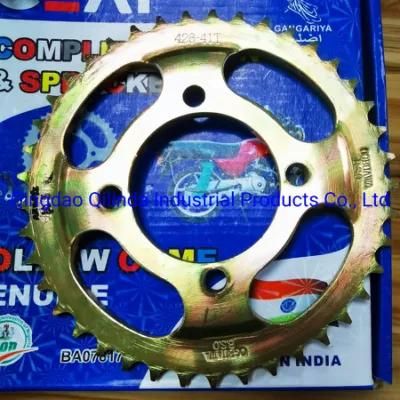 Cgl125 428h-41t-15t-116L Steel 45# Thickness 7mm Chain Gear Kit Set Motorcycles Parts Sprocket
