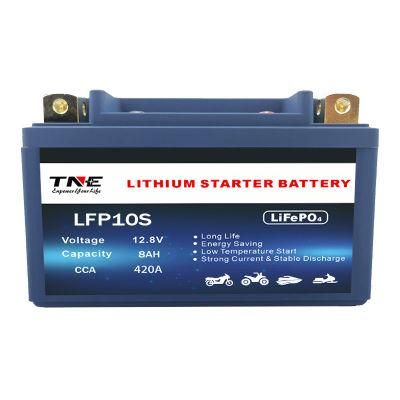 12V 8ah Power Sports Lithium Battery for Motorcycle/Speed Boat/ATV/Snow Mobile