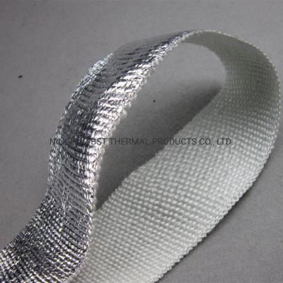 High Heat Glass Fiber with Aluminized Exhaust Wrap