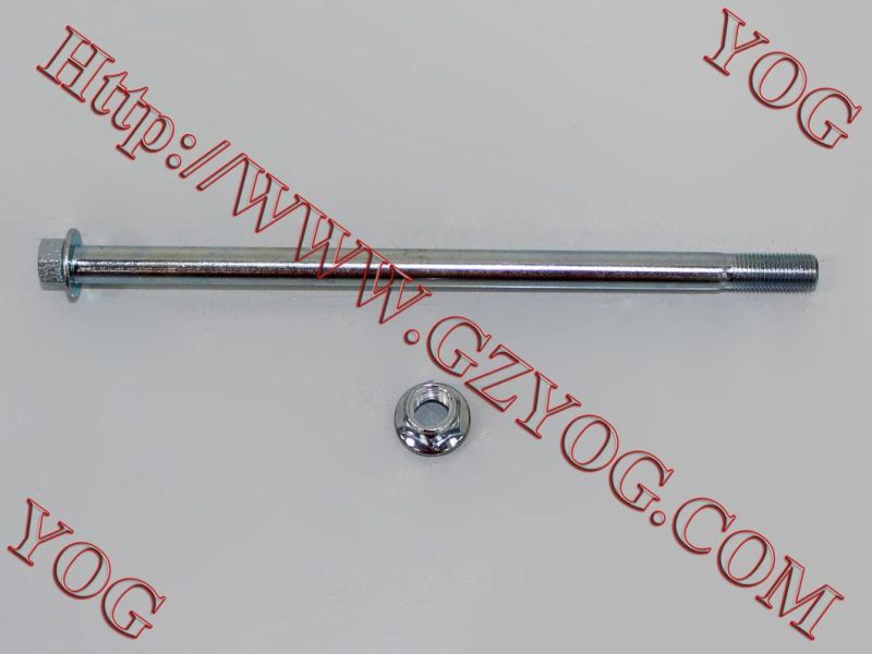 Yog Motorcycle Spare Part Rear Wheel Axle for Tvs Star (10X220) Bajaj Boxer (10X240) Tvs Star Hlx125 (12X218)