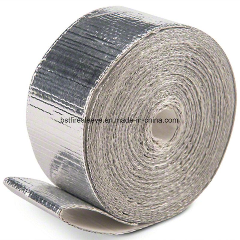 High Heat Glass Fiber with Aluminized Exhaust Wrap