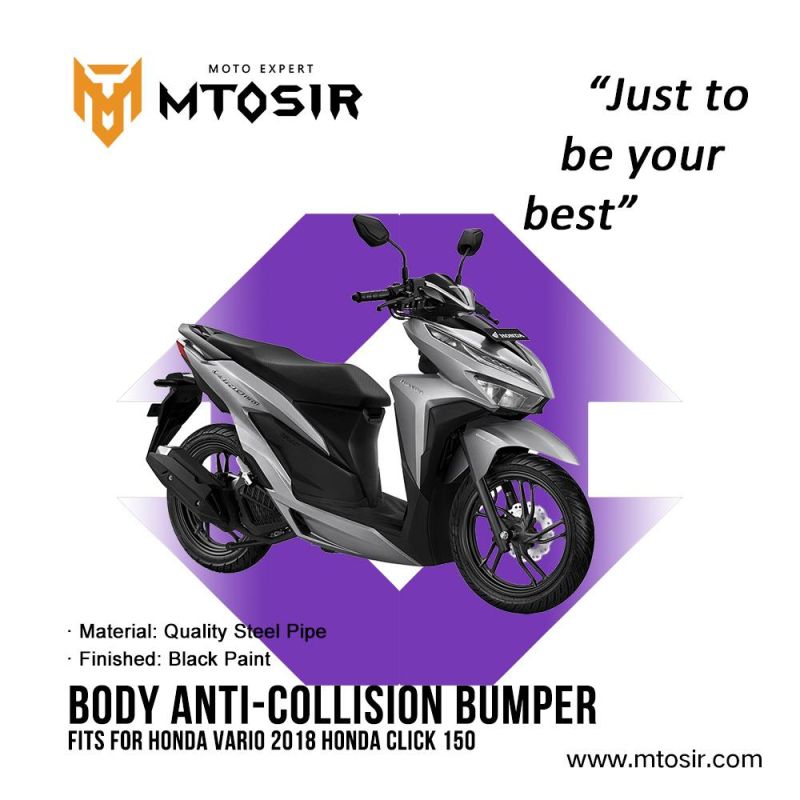 Mtosir High Quality Anti-Collision Bumper Motorcycle Body Vario 2018 Motorcycle Spare Parts Frame Parts for Honda 