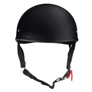 ABS Helley Half Face Motorcycle Helmet Matte Black Cheaper Price