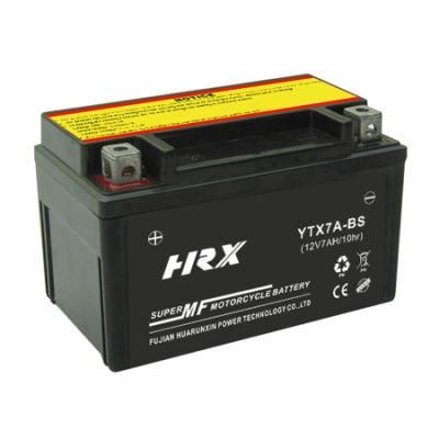 Ytx7a-BS High Quality 12V 7A Best Energy Motorcycle Battery