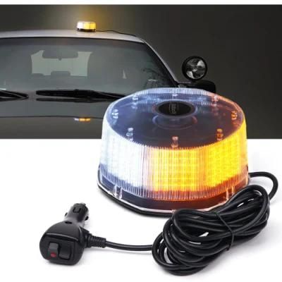 Amber White Bicolor Easy Install High Brightness 14 Strobe Modes Car Emergency Lights Safety Warning Light
