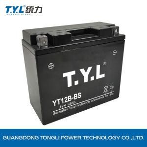 Yt12b-BS 12V10ah Maintenance Free Lead Acid Motorcycle Battery Motorcycle Parts