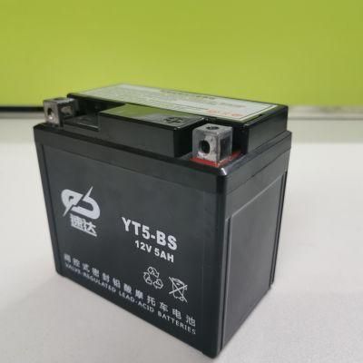 Yt5-BS 12V5ah Rechargeable Battery VRLA Battery Lead Acid Battery Motorcycle Battery