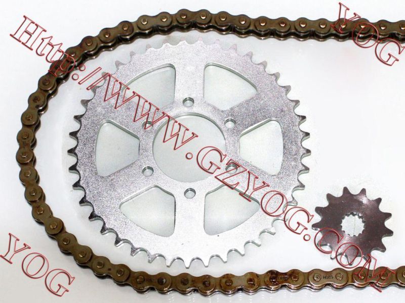 Motorcycle Chain Sprocket Kit Chain System Cg125 Tvs Star Ace125