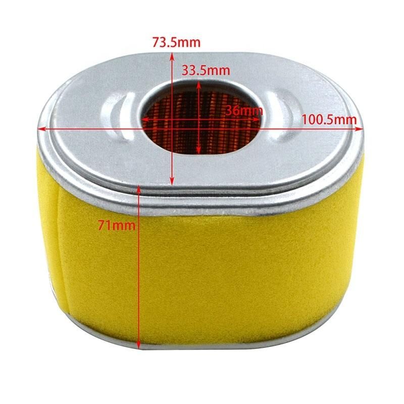 Motor Parts Air Filter for Honda Gx160 5HP 5.5HP 6HP Engine Gx200 Pressure Washer No. Eg2200X Eg2500xk1 Generator F501 F501K1 Tillers Wmp20X Wmp20X1 Water Pumps