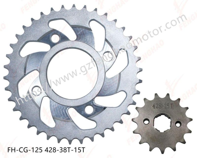 Good Quality Motorcycle Spare Parts Sprocket Kit Honda Cg125