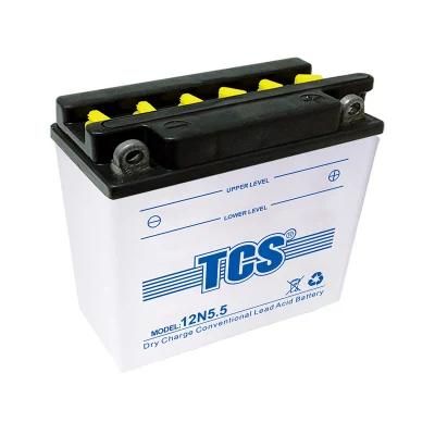 TCS Dry Charged Lead Acid Motorcycle Battery 12N5.5