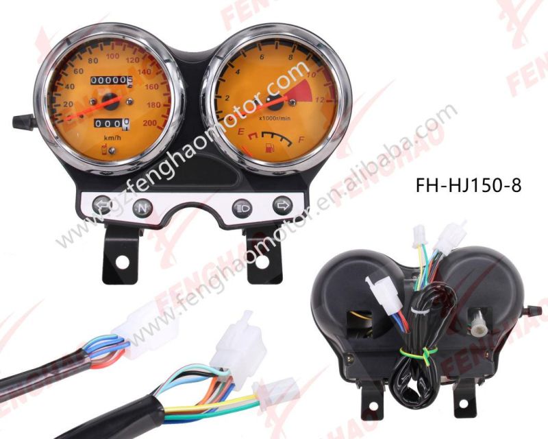 Motorcycle Spare Parts High Quaity Speedmeter Haojiang Hj150-3A/Hj150-5/Hj150-8