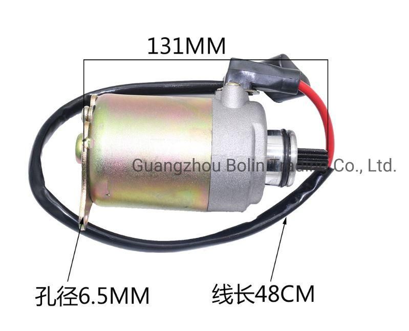 Motorcycle Part Motorcycle Starter Motor Gy6 125/150cc Guangyang Haomai Scooter Engine Starter Motor Accessories