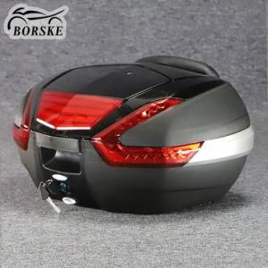 Borske Factory Scooter Motorbike Motorcycle Top Box Rear Cargo Luggage Delivery Storage Top Tail Boxes Cases Top Box Motorcycle
