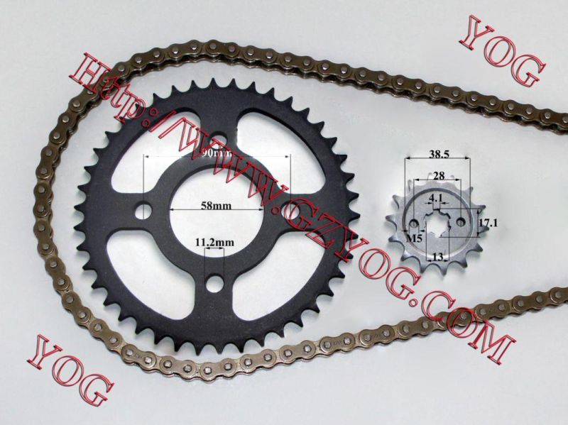 Motorcycle Spare Parts Chain System for Dy100