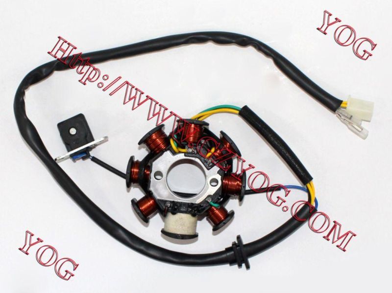 Yog Motorcycle Spare Parts Engine Coil Stator for Gn125, Ybr125, Cg125