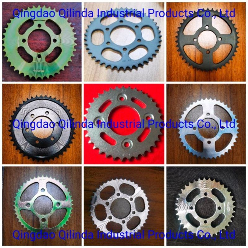 Bajaj100 428h-42t-14t-112L Steel 45# Thickness 7mm Chain Gear Kit Set Motorcycles Parts Sprocket